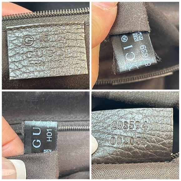 EUC, GUCCI SHERRY LINE GG CANVAS SHOULDER BAG. Authenticity included - Picture 12 of 16